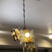 Murano glass pendant lamp by Toni Zuccheri Mazzega Edition 70s
