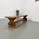 Banc in pine, France, 1970