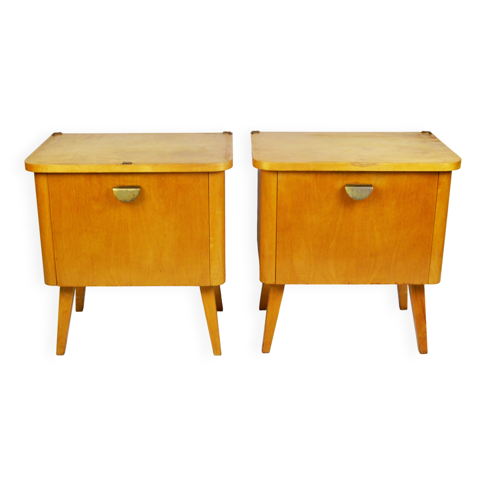 Pair of bedside tables, 1970s