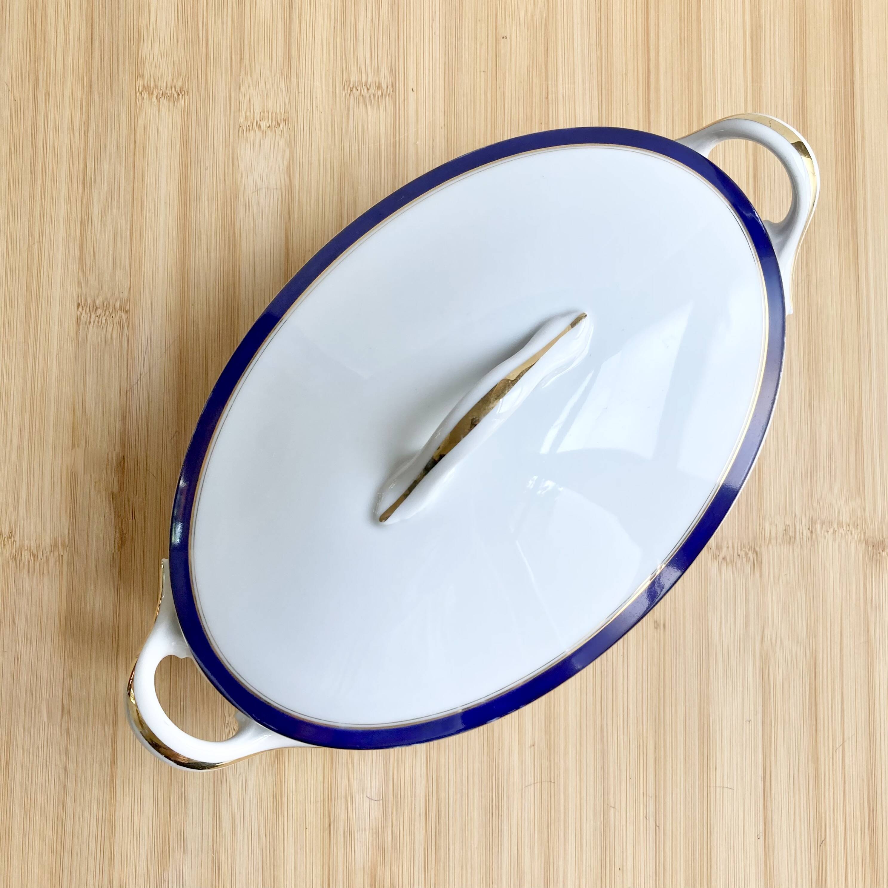 F.Legrand porcelain soup tureen 1920