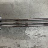 Wall-mounted towel rack chrome 3 arms