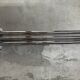 Wall-mounted towel rack chrome 3 arms