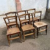 Set de 6 chaises bistrot