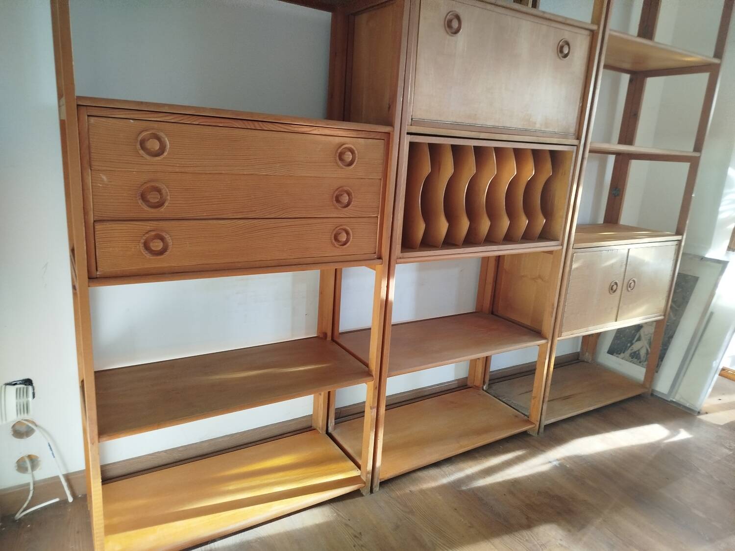 Vintage modular shelf, 1970s