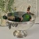 Champagne bucket Silver Plated with Grape Handles, Cl