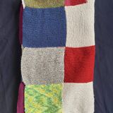Plaid patchwork en laine