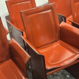 Ensemble de 6 chaises originales "Korium" par Tito Agnoli