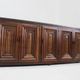 Buffet brutaliste espagnol en bois massif sculpté