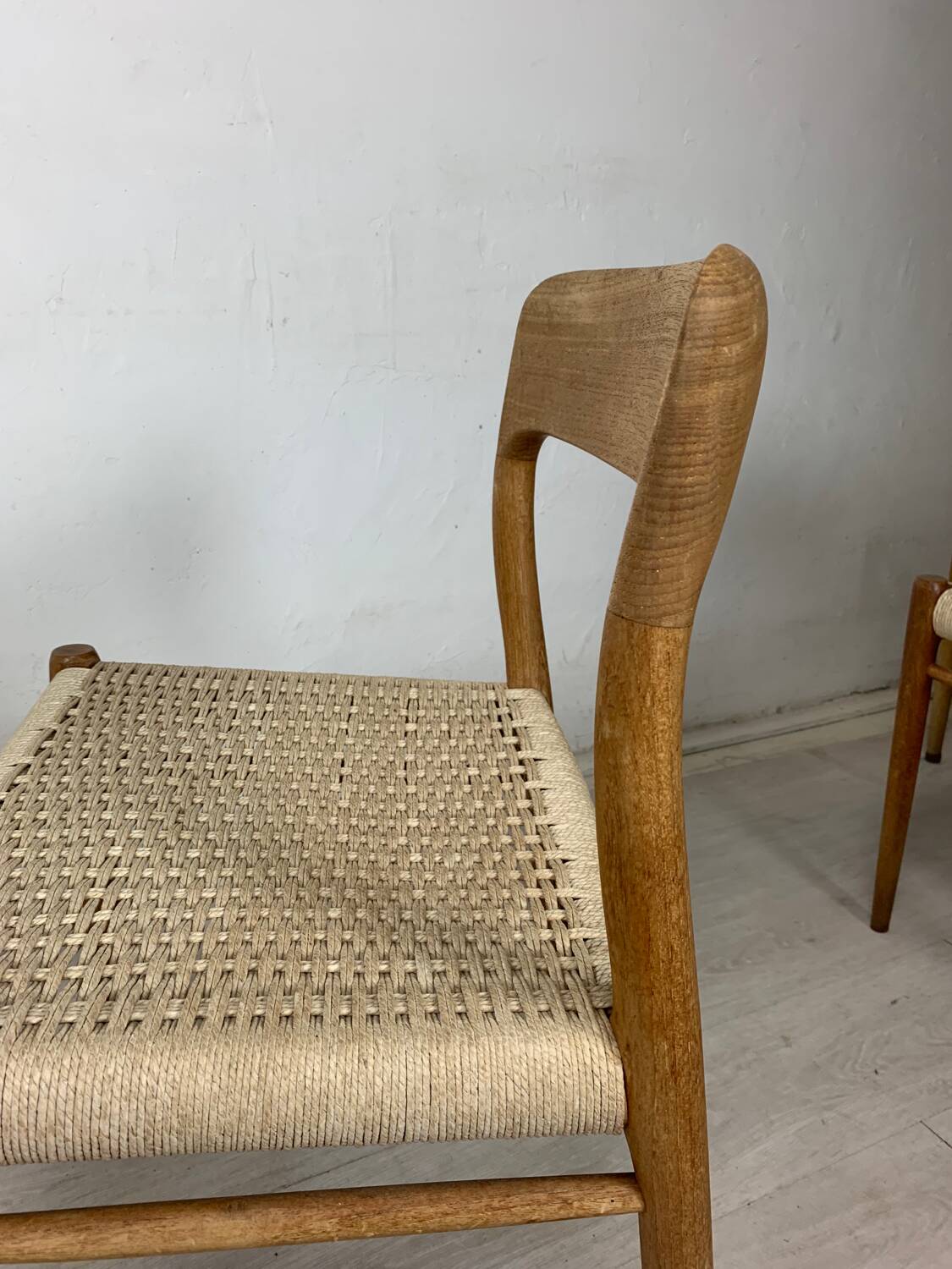 Teak chairs model 75 Niels Moller