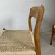 Teak chairs model 75 Niels Moller