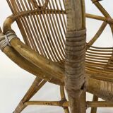 Rattan armchair by Rohe Noordwolde, 1960