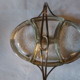 Silver metal aperitif tray
