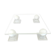 Marble sphere coffee table by Roche Bobois, 1980s