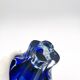 Vase Josef Hospodka Chribska Bohemia Cobalt Blue Glass 1960