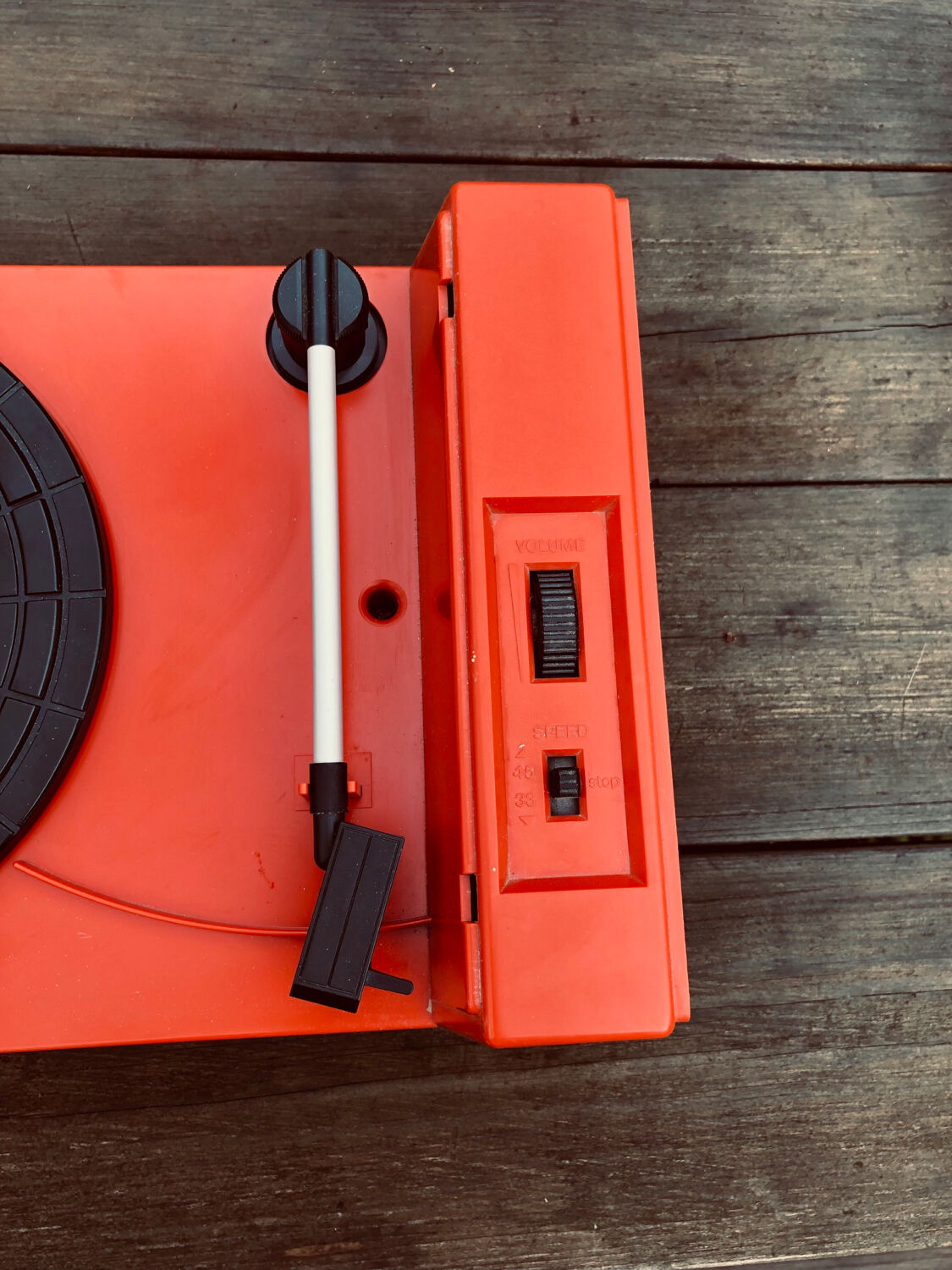 Vintage record player