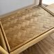 Vintage bamboo bedside table