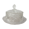Molded glass cheese bell