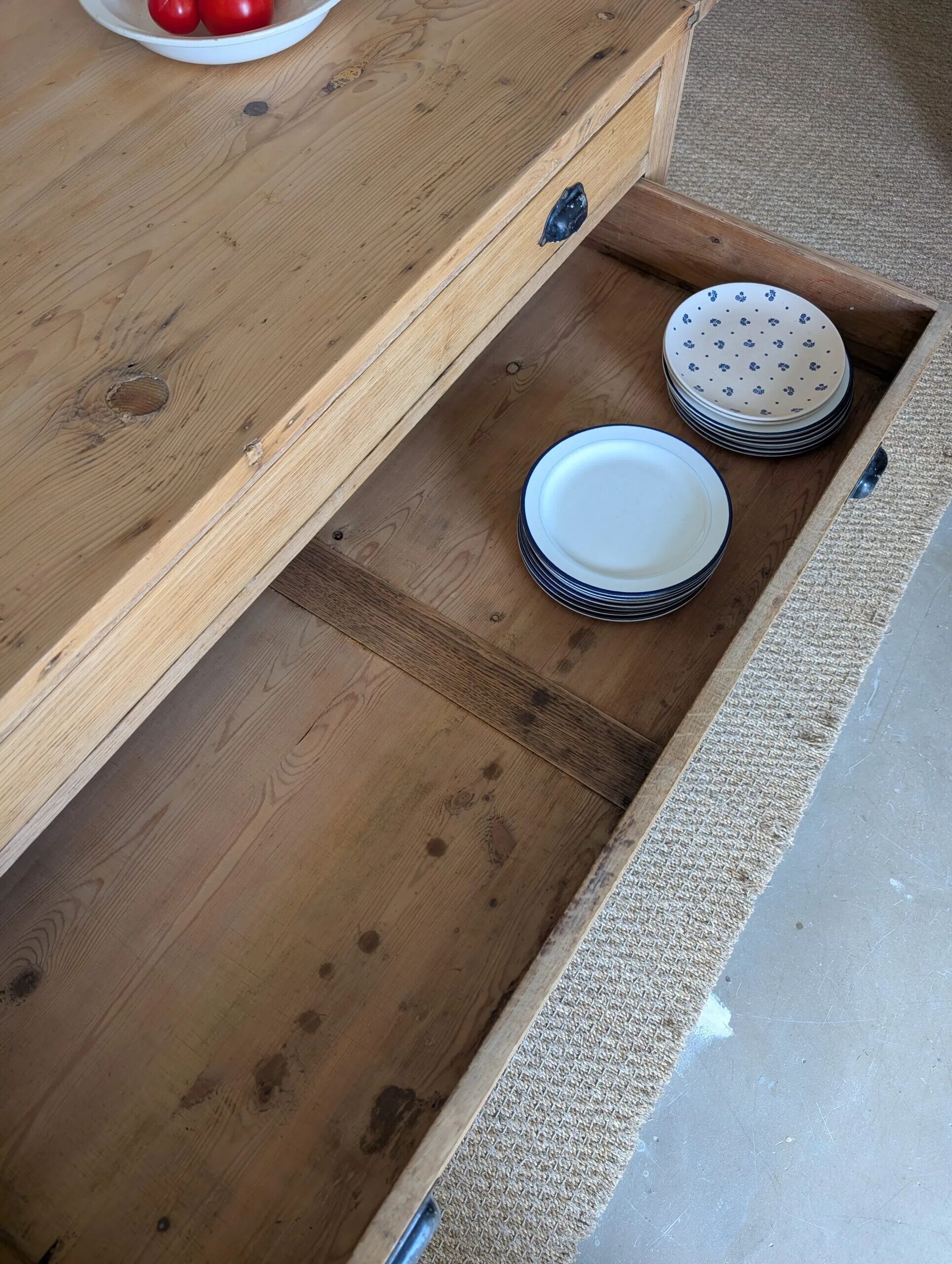 Old kitchen island – Architect's workbench