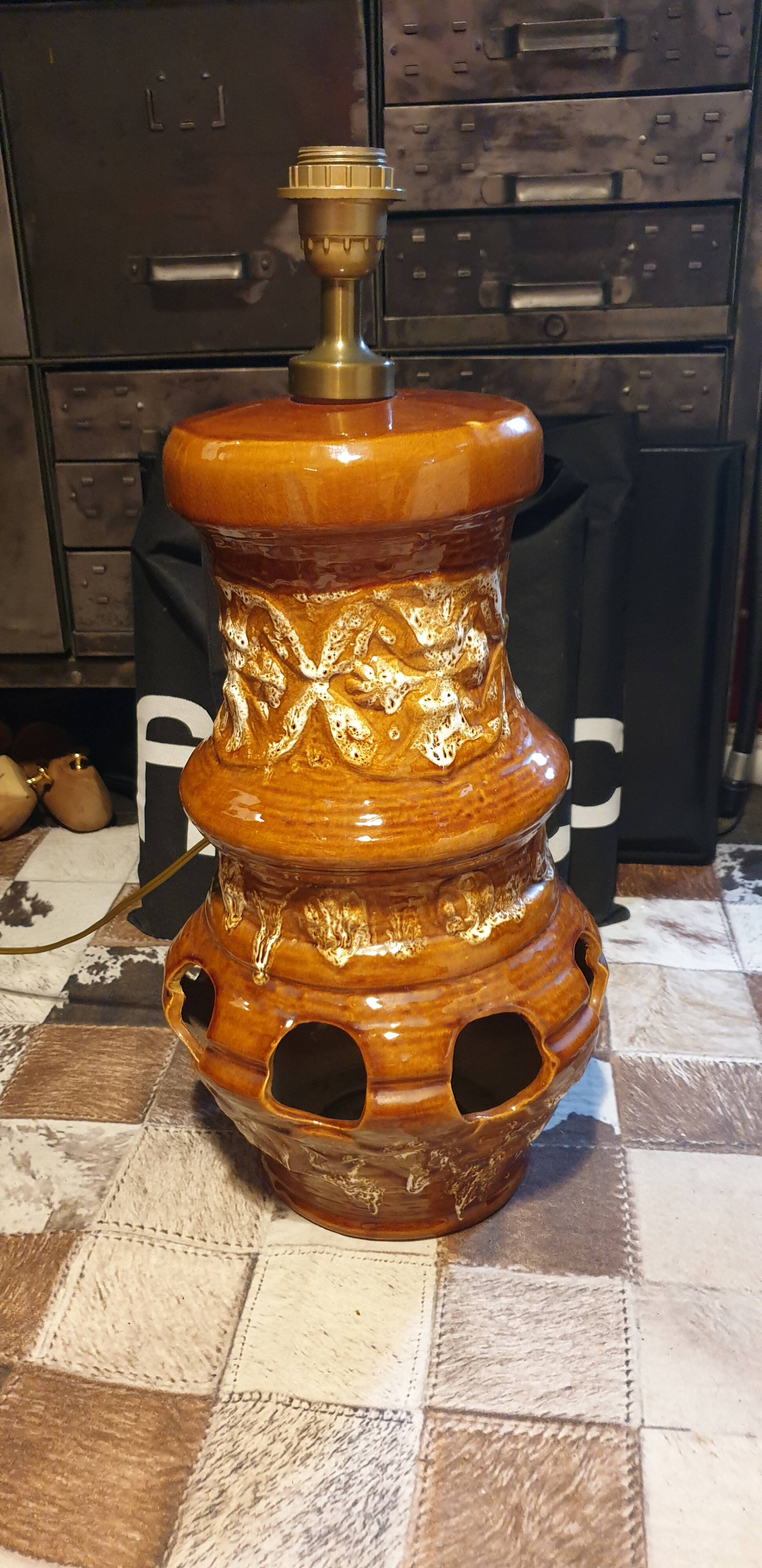 Seventies ceramic lamp