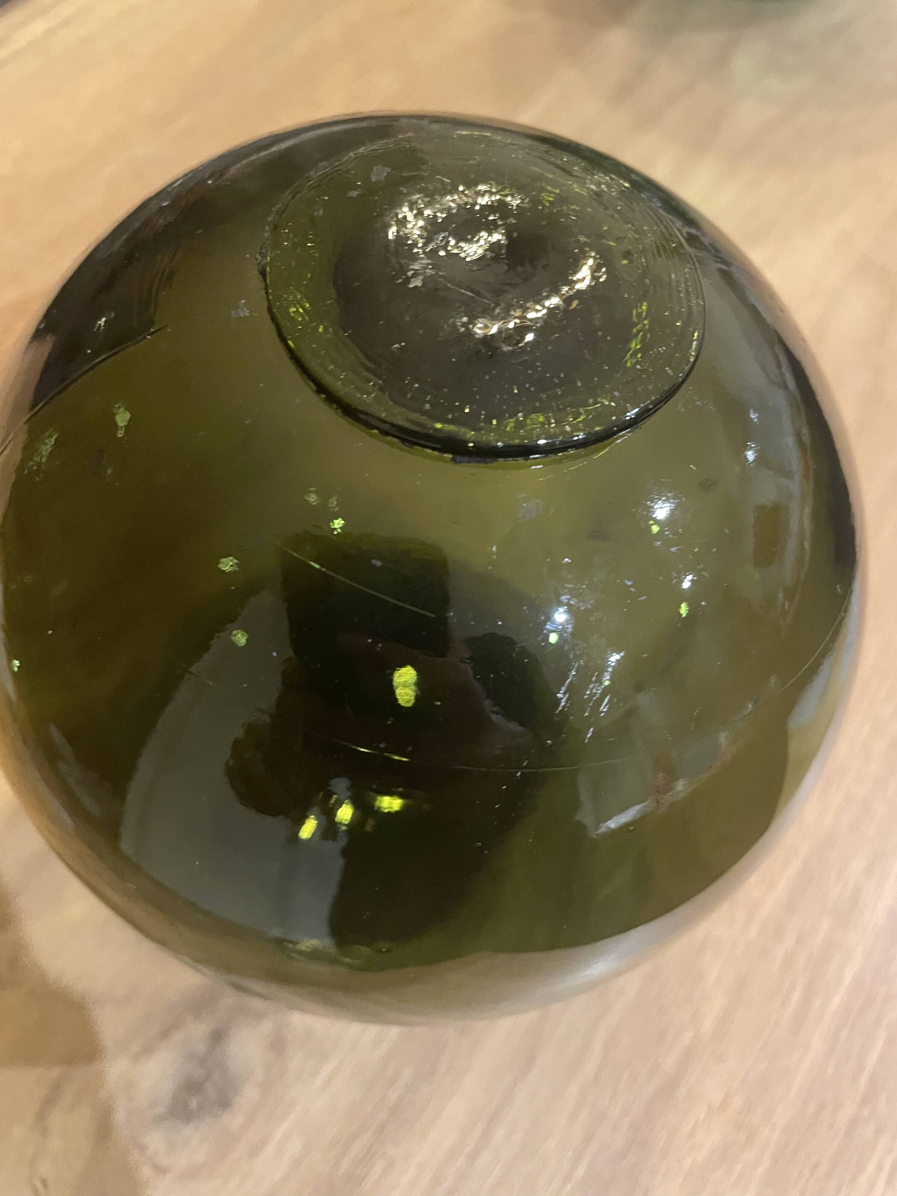 Boule flottante pêcheur en verre
