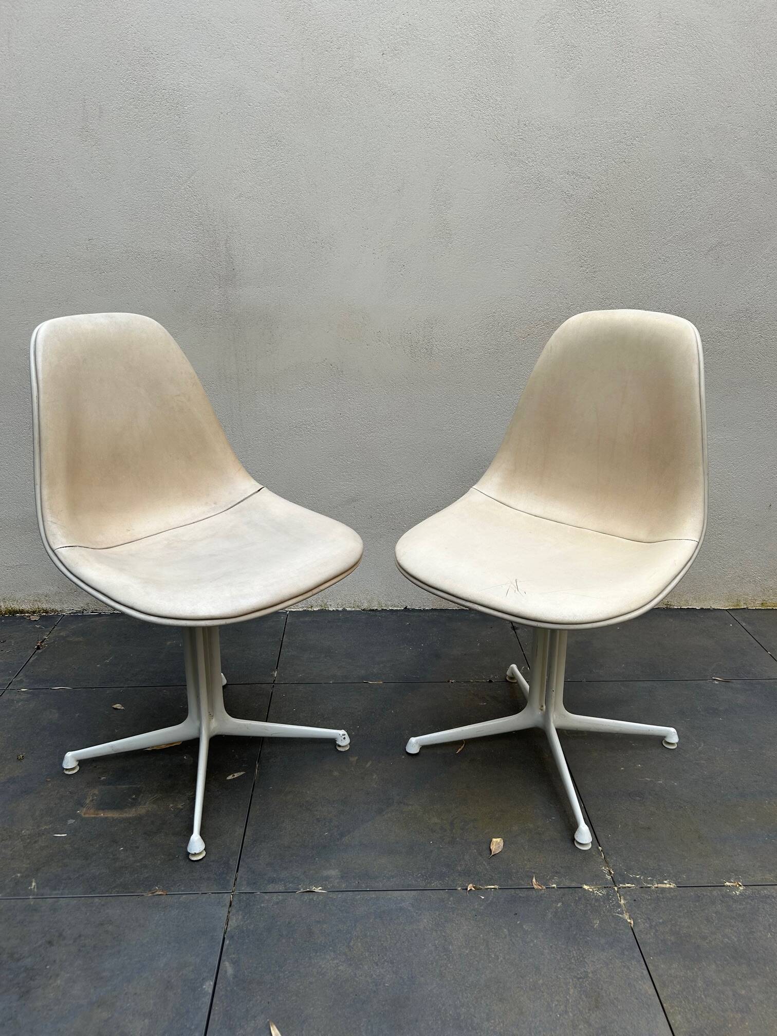 pair of La Fonda Herman Miller chairs