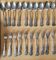 Antique silver-plated cutlery set for 10 people – shell decoration, spirit