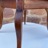 Formica pedestal table, small vintage Scandinavian coffee table, plant stand