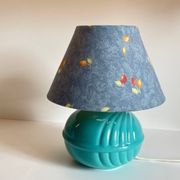 Ocean Blue Vintage Ceramic Lamp