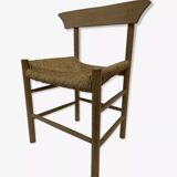 Vintage chair danish design papercord 60s dining chair