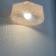 Vintage 1930s pink glass cloud chandelier - 60 cm