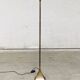 Postmodern Design Brass Fluted Torchiere Floor Lamp by Relco, Italy, 1980s