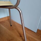 Adult school chair revisited in yellow
