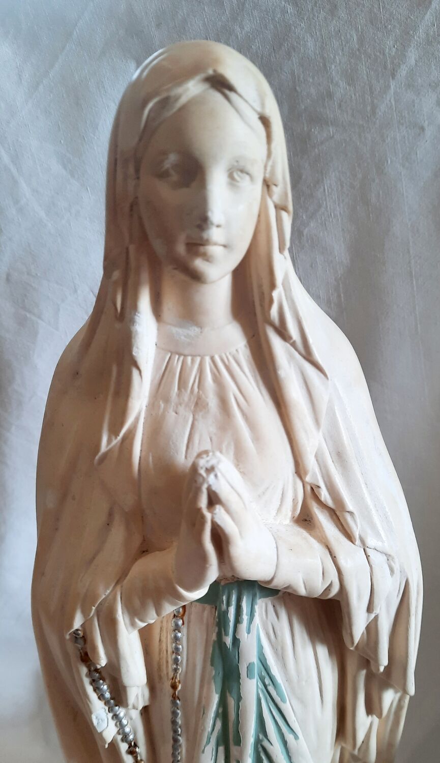 Statue plaster St Mary