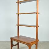 Vintage mid-century wooden wall cabinet from the netherlands, 1960s