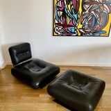 Lounge Alta low and its ottoman By Oscar Niemeyer for international furniture -