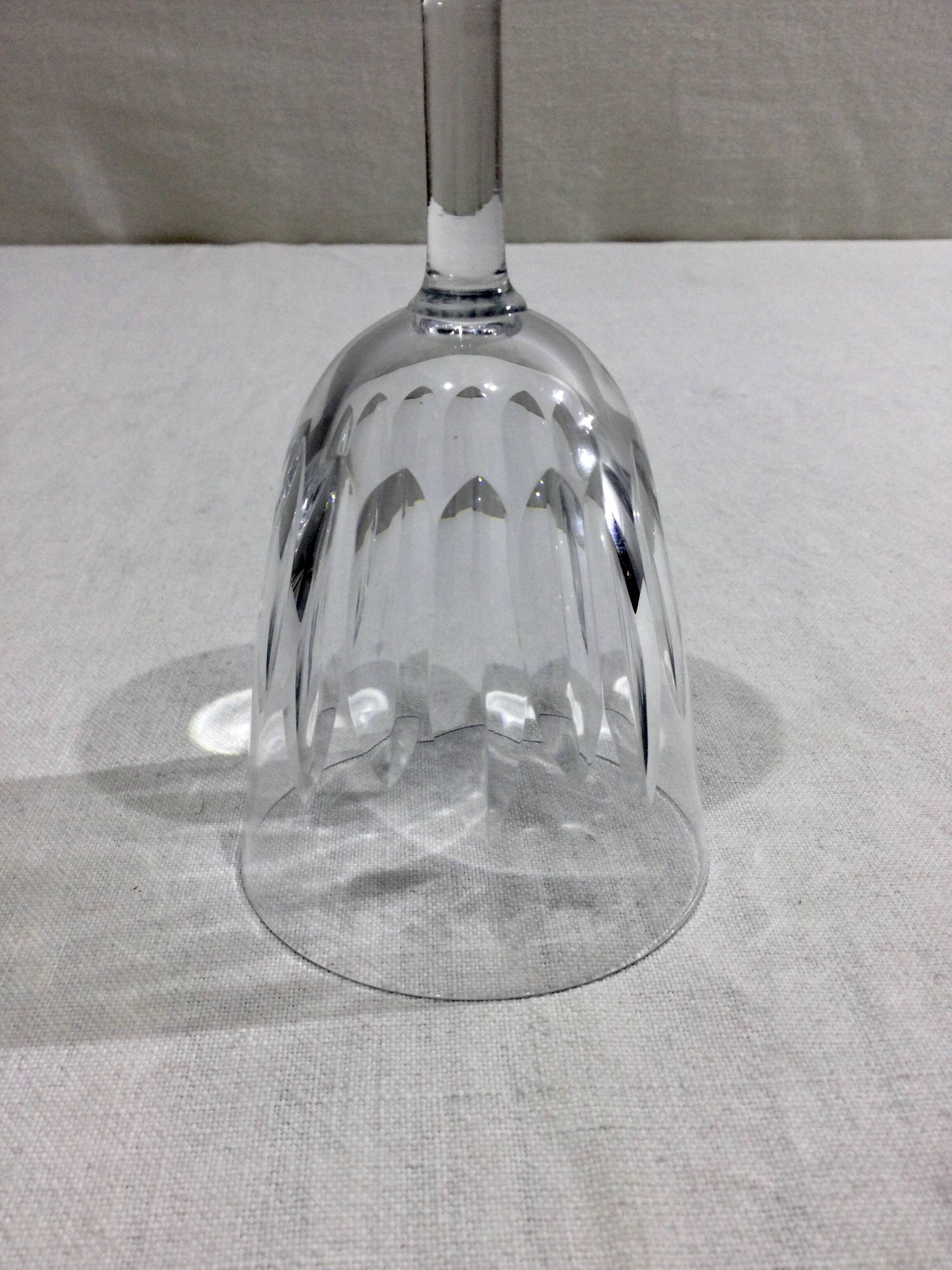 Baccarat – 12 Baccarat Crystal Water Glasses, Casino Pattern