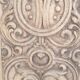 Headboard / carved panel in walnut