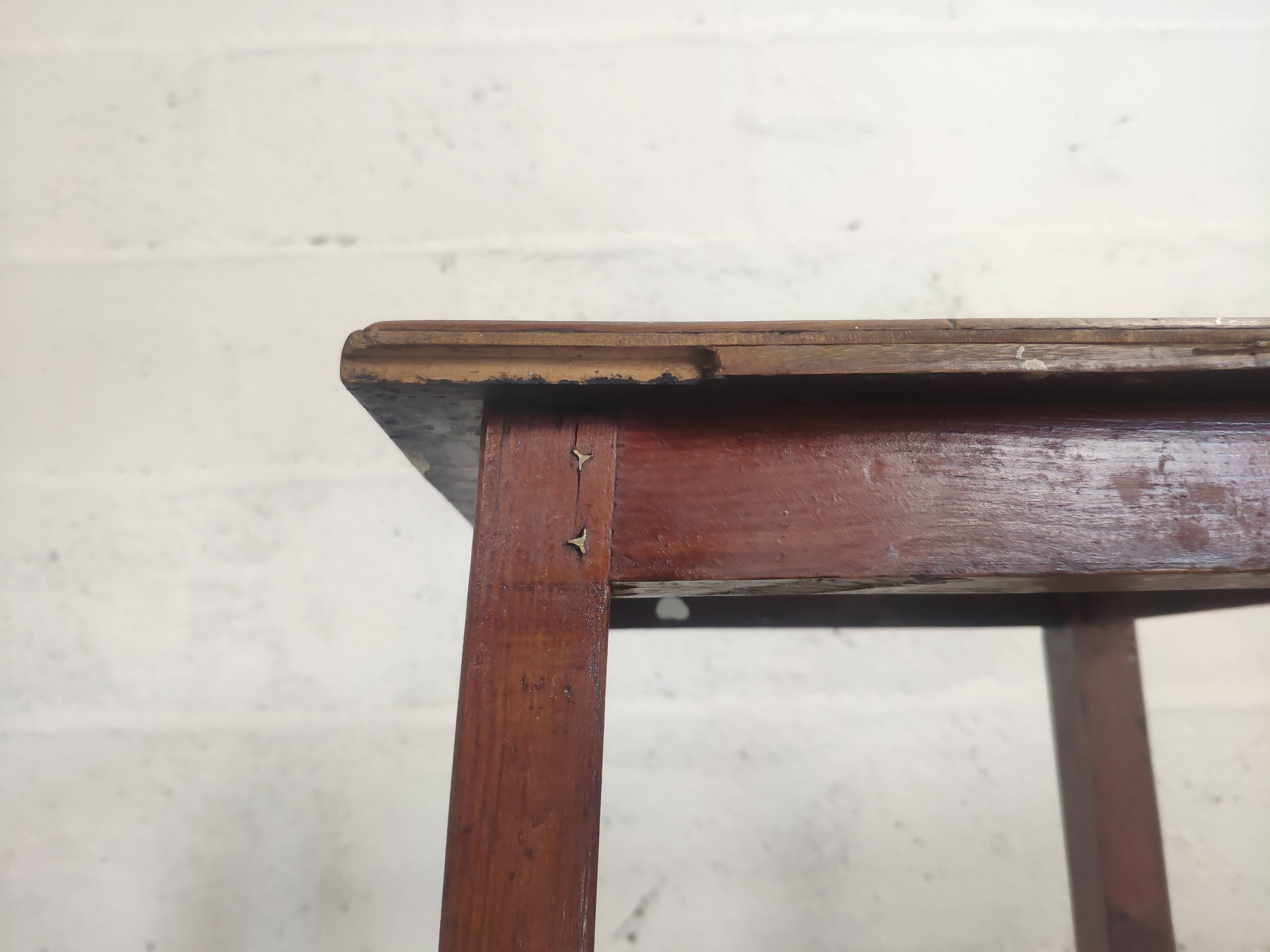 Vintage wooden painter's stool