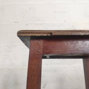 Tabouret vintage de peintre en bois