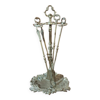 Serviteur de cheminée en bronze