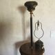 Healing-Lampadaire Side table decoration in bronze head and feet of goats