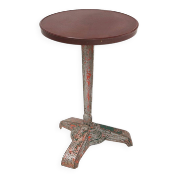 Table de bistrot avec plateau en bakélite par Louis Vuitton pour Rex, France, années 1930.