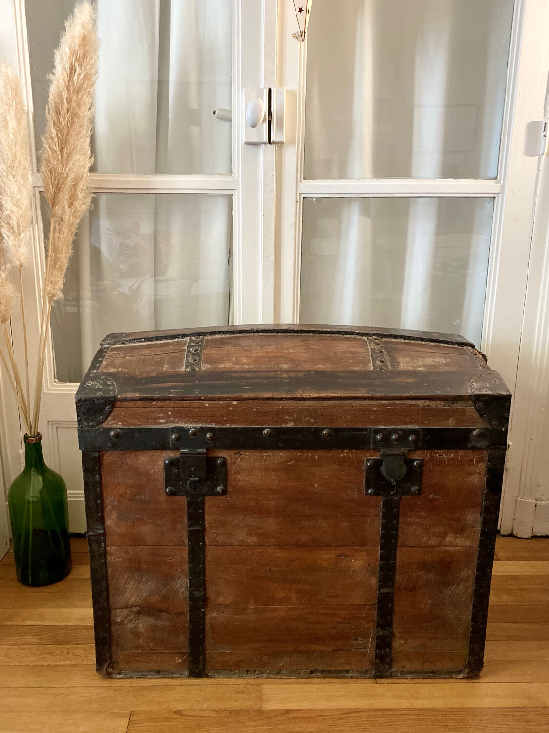 Large trunk wooden chest
