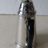 Silver-plated metal teapot