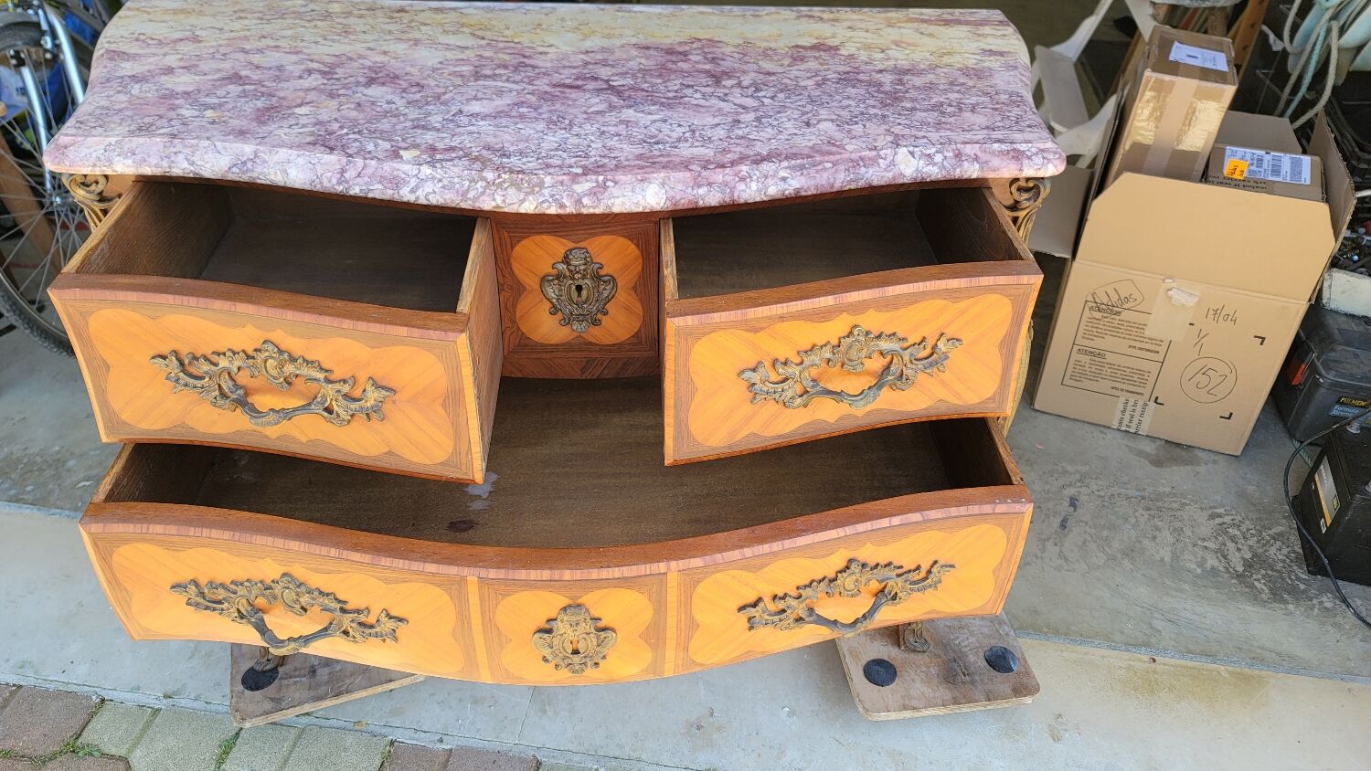 Louis XV style chest of drawers