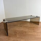 Glass coffee table from the 70s
