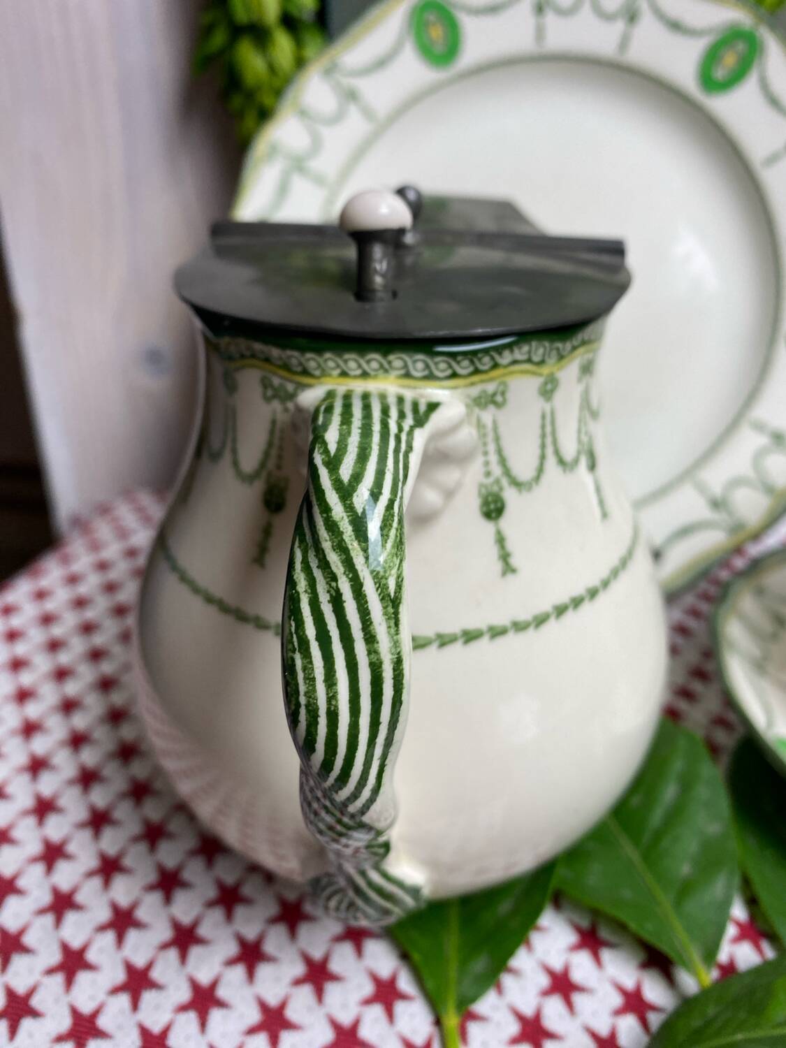 Antique Royal Doulton English Earthenware Teapot