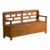 Antique painted pine bank chest – Central Europe, circa 1920
