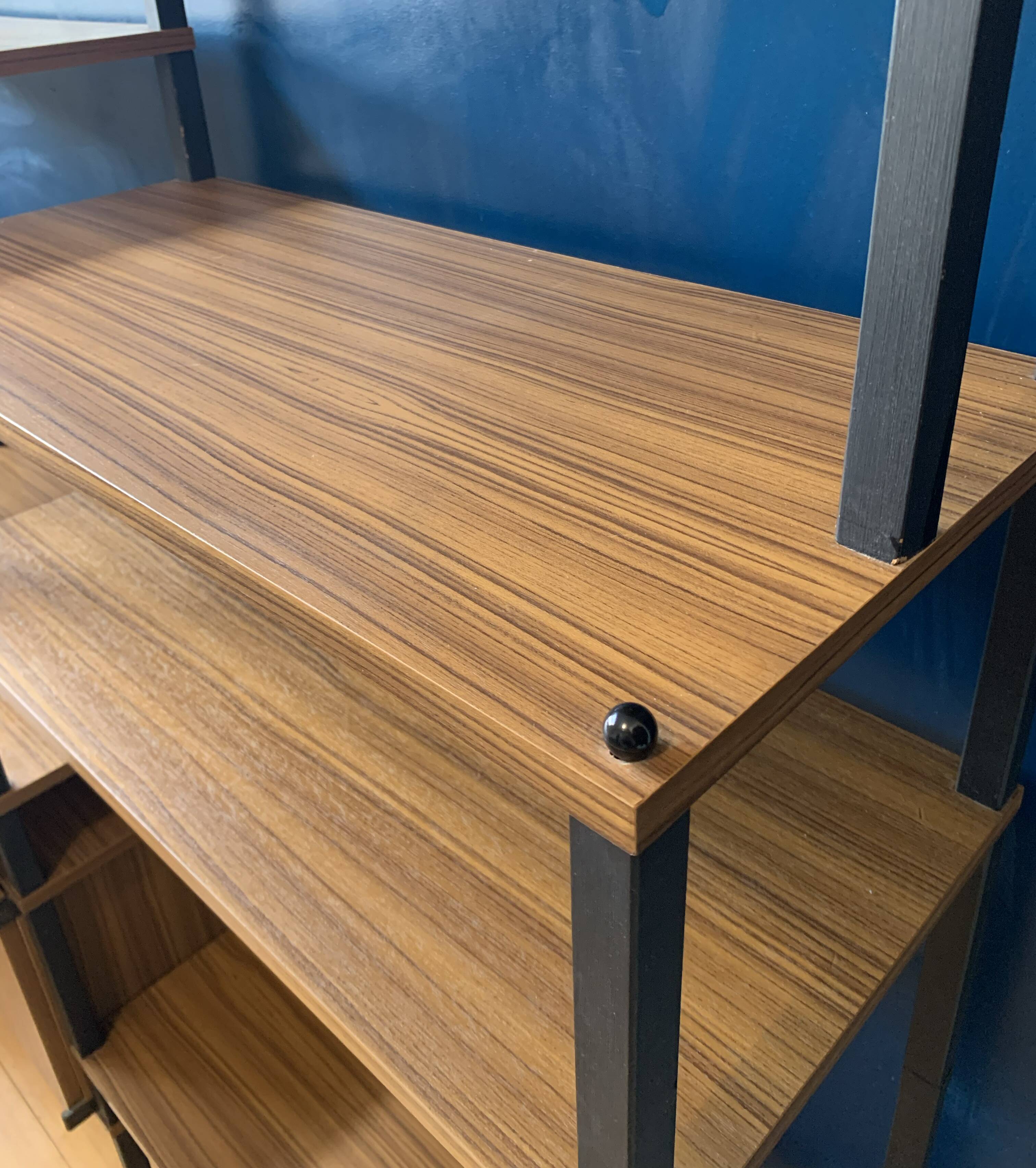 Modular vintage Scandinavian shelving unit, 1960s