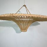 Suspension rattan saucer iron frame D:120 H:60